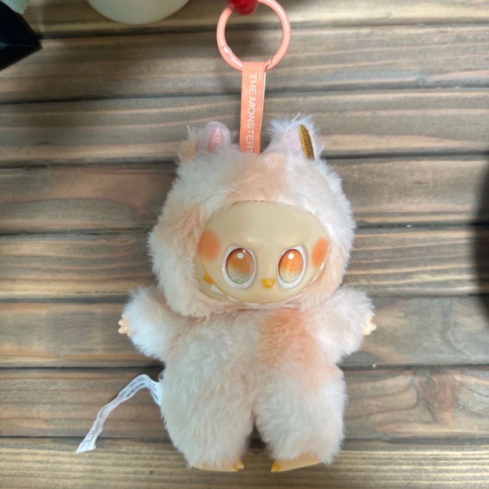 Labubu Monster Keychain - orange
